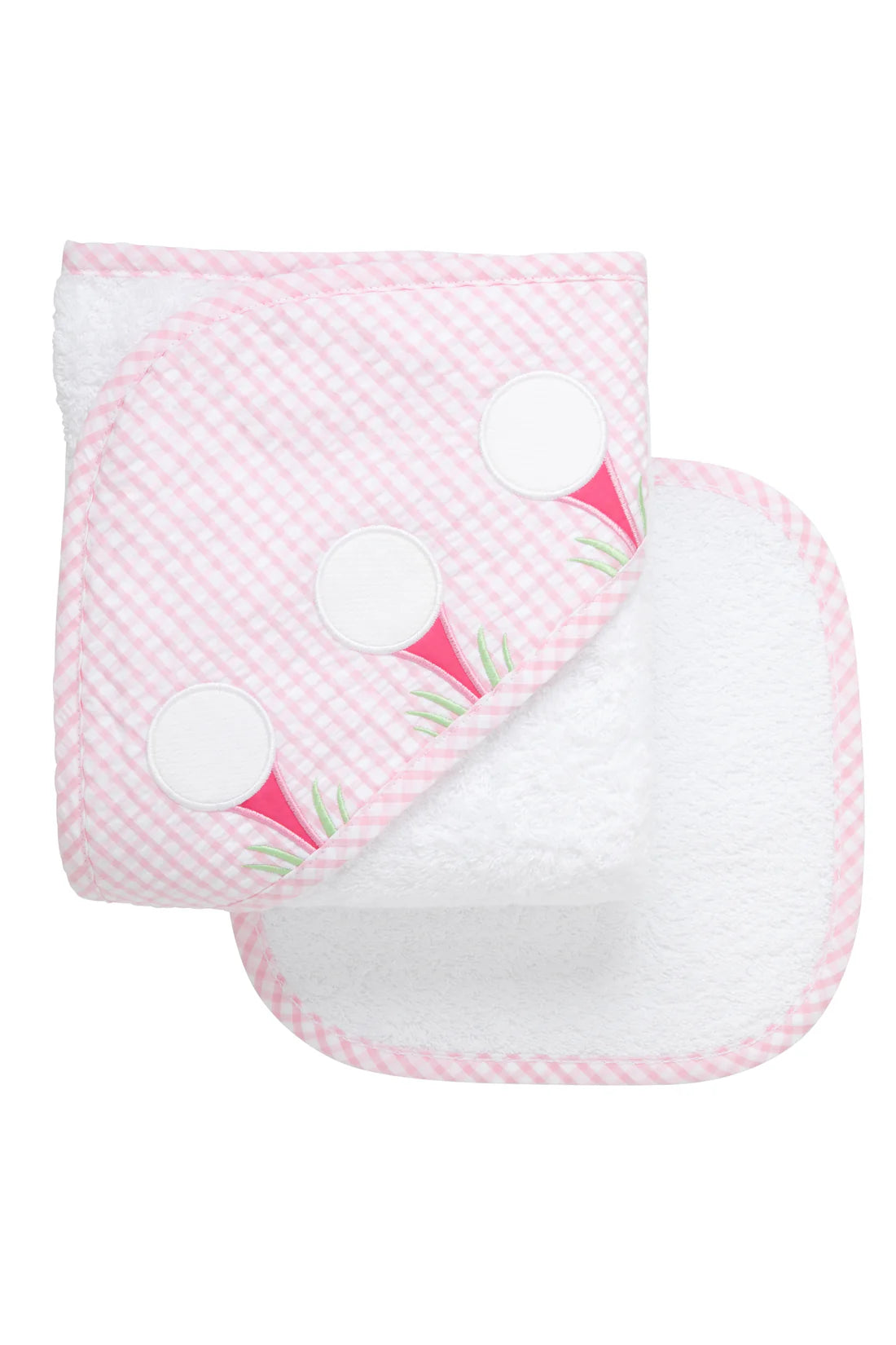 3 Marthas applique hooded towel set NEW