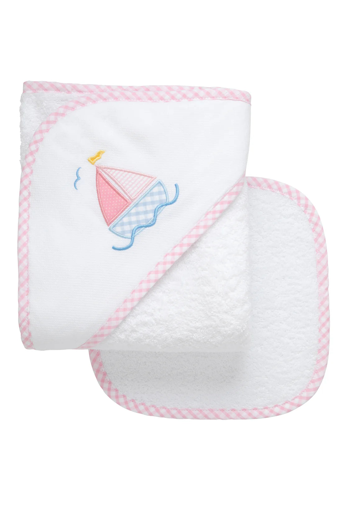 3 Marthas applique hooded towel set NEW