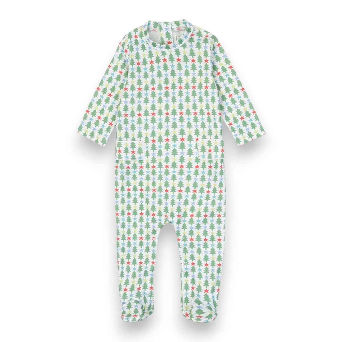 Lila & Hayes Preston Boys' Romper Tree Topper Stars 5309