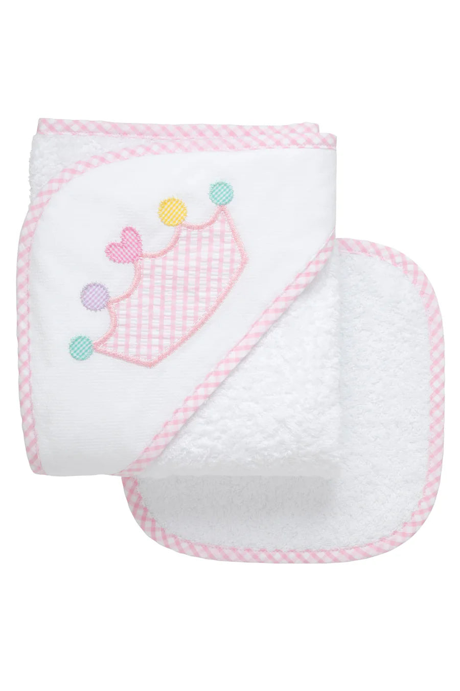 3 Marthas applique hooded towel set NEW