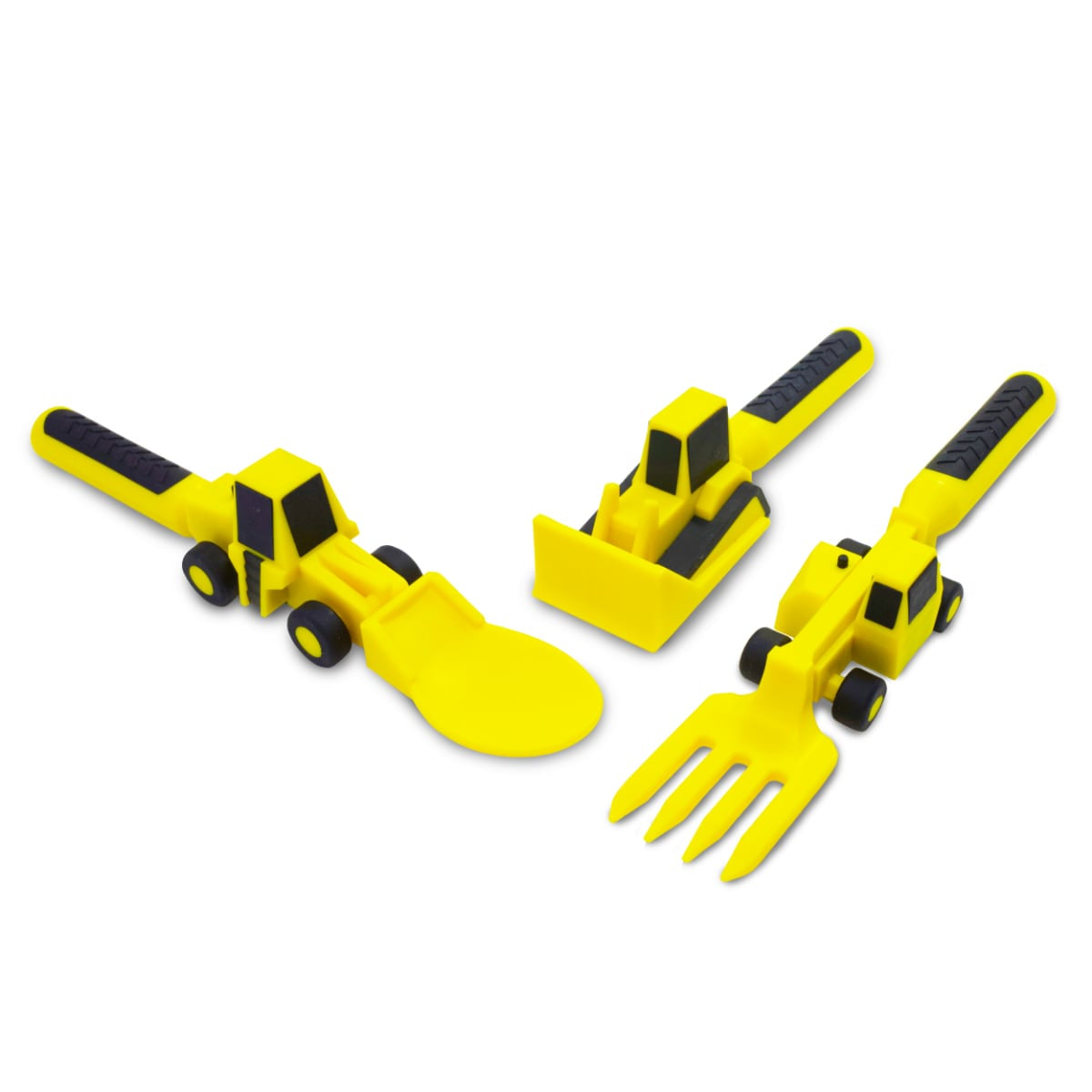 Constructive Eating Set of 3 Construction Utensils