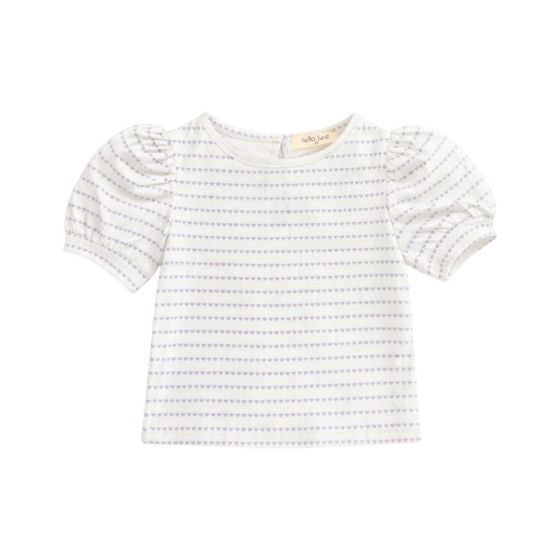 Nella June Puff Sleeve Tee 2622 5301