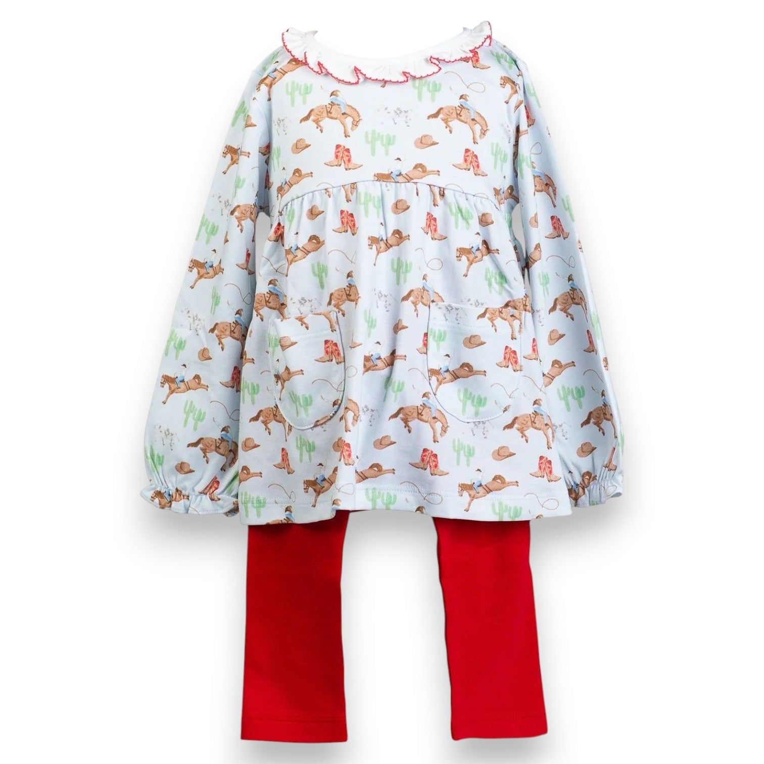 Proper Peony Ranch Life LS Tunic Set 5307