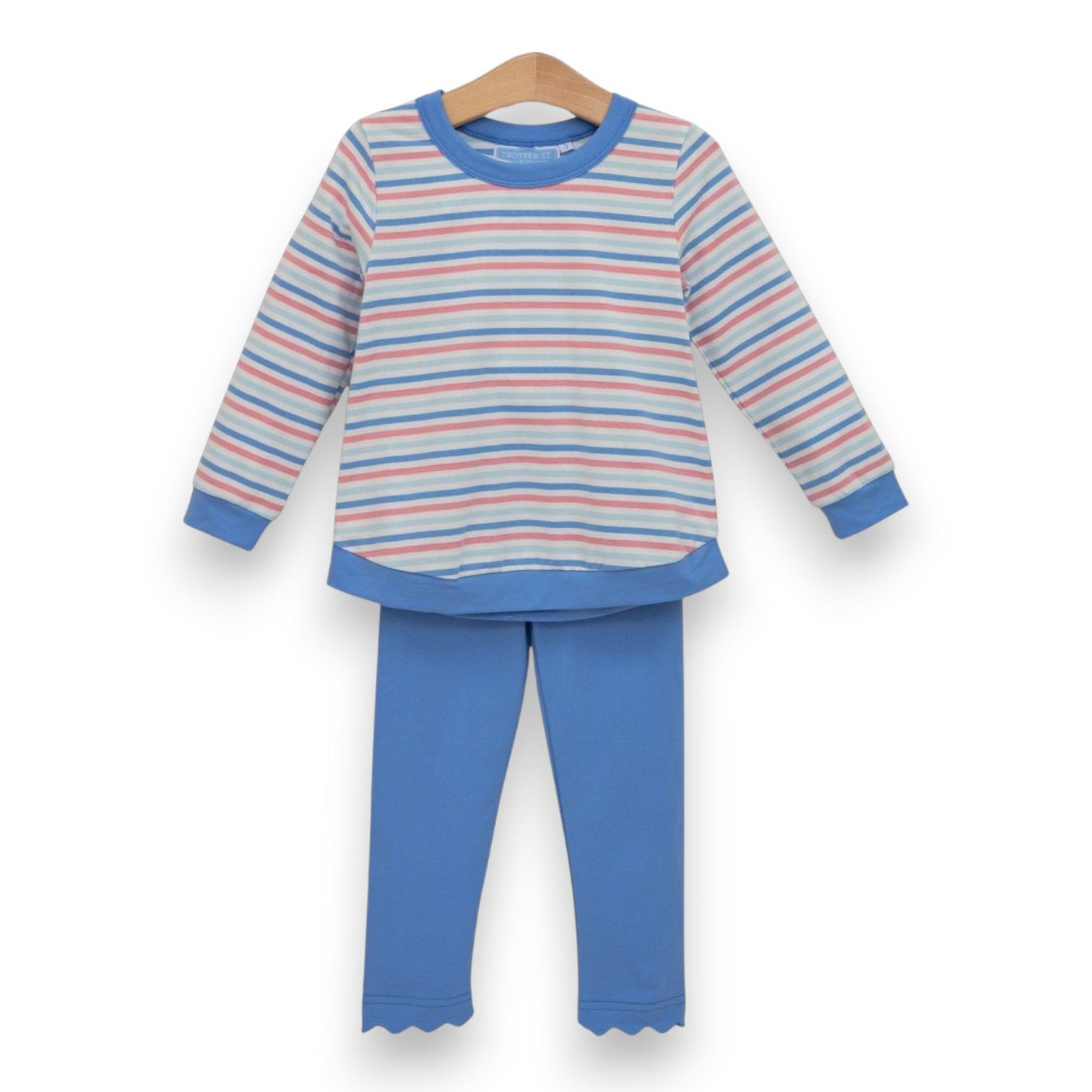 Trotter Street Kids Reagan Pant Set Hamptons Stripe TSK-03143 5307