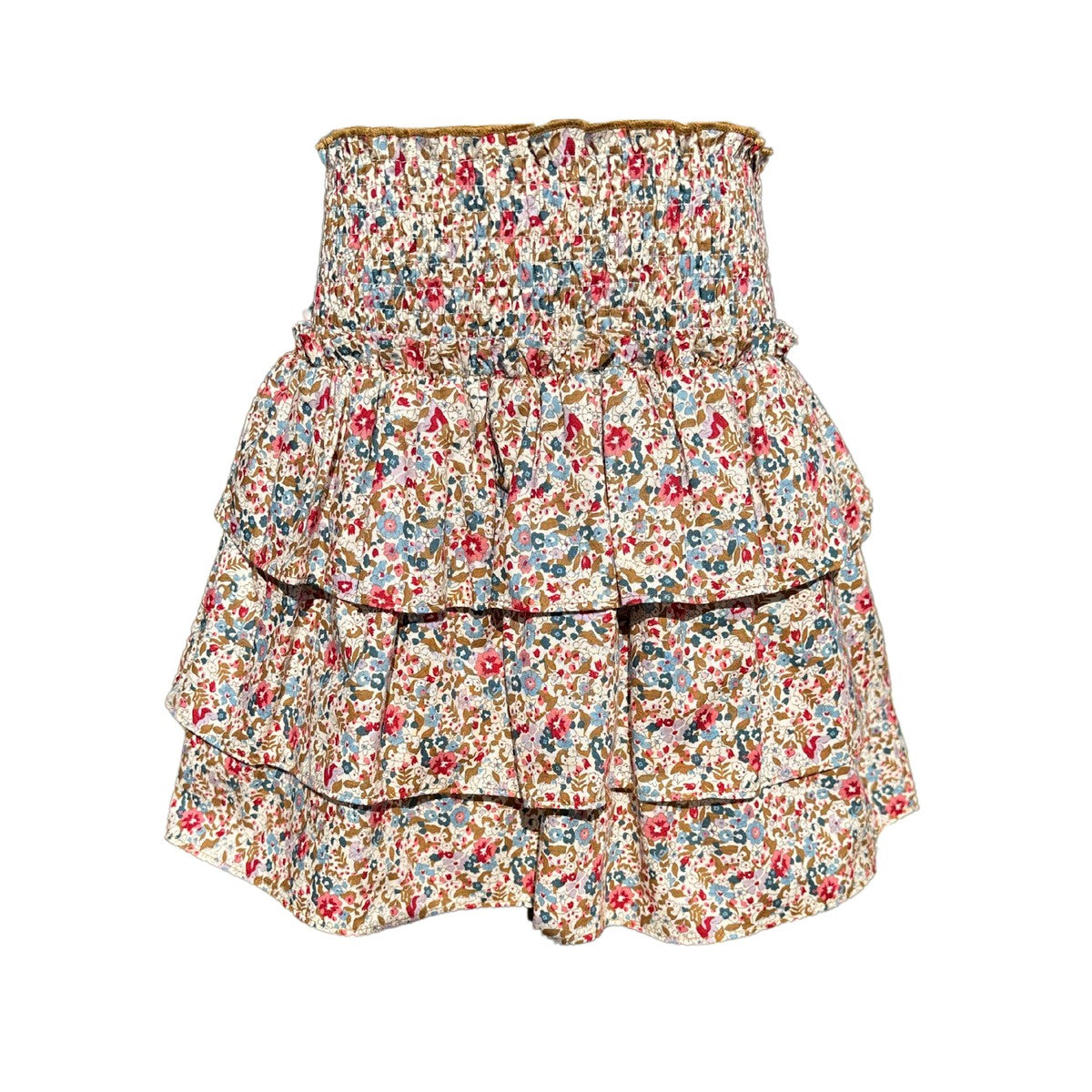 Pleat Sally Skirt Jewel Floral 5207
