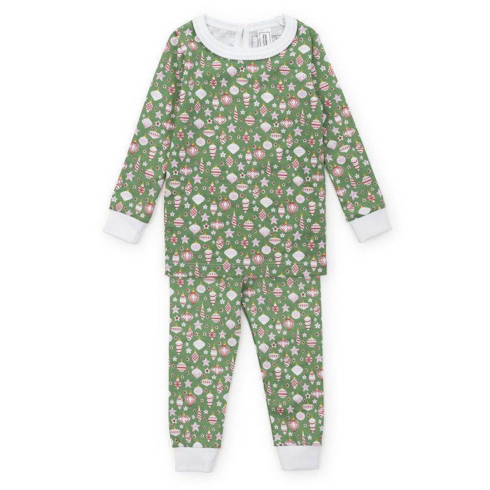 Lila & Hayes Ava Pajama Set Retro Ornaments 5110