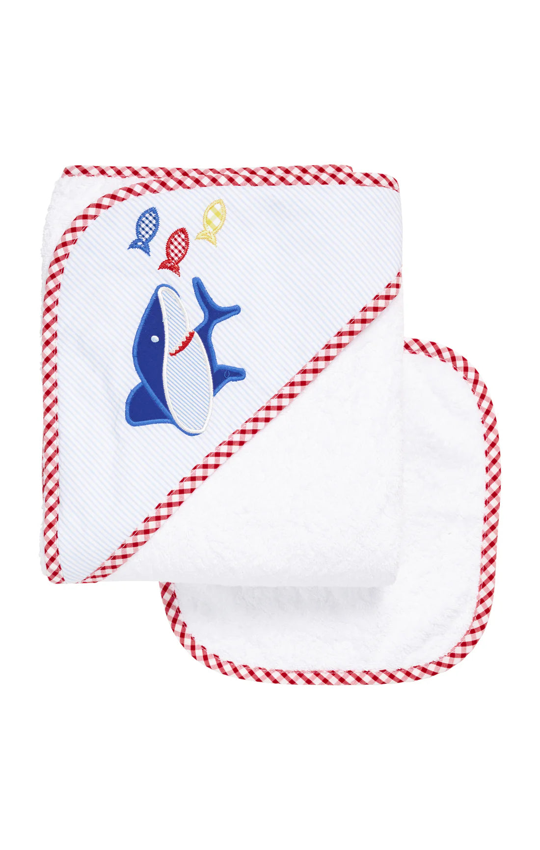3 Marthas applique hooded towel set NEW