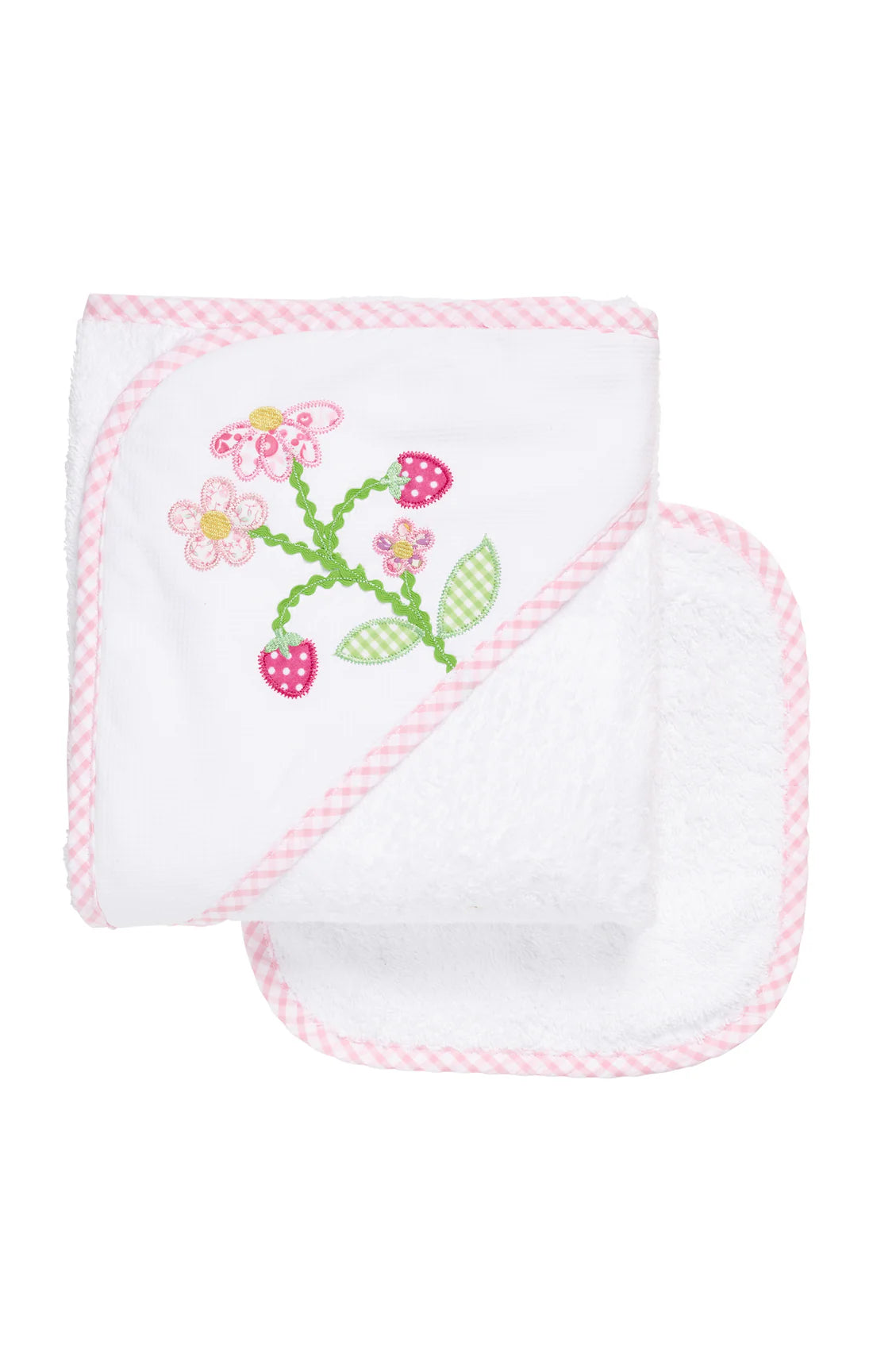 3 Marthas applique hooded towel set NEW