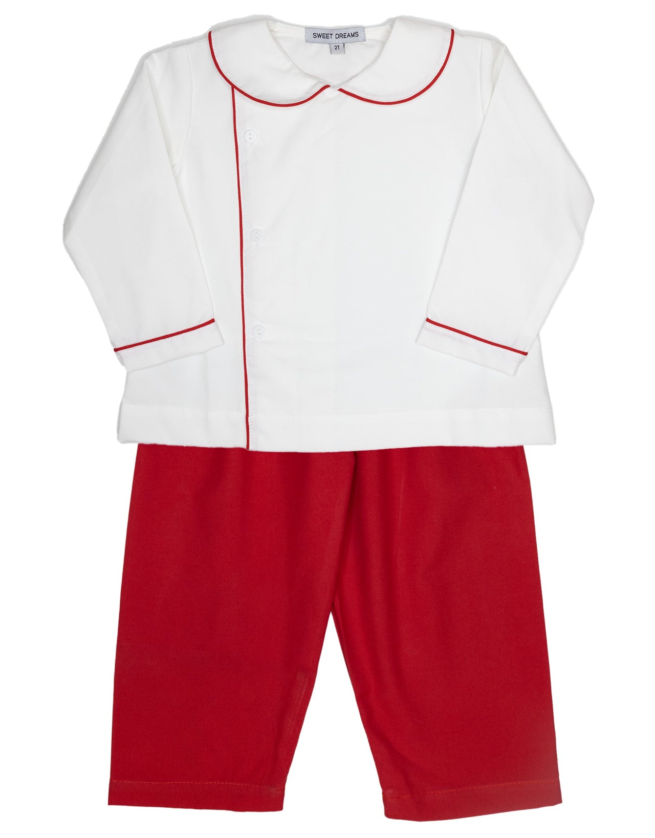 Sweet Dreams White/Red Trim Boy Pants TT1167 5110