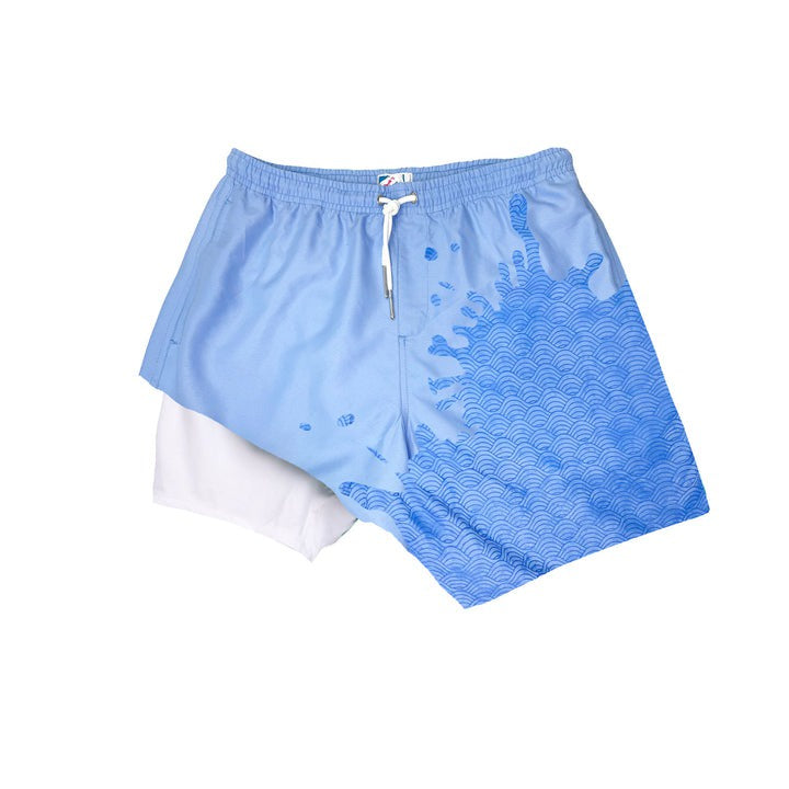 Bermies Switch Waves Trunks (Blue to Waves) 5301