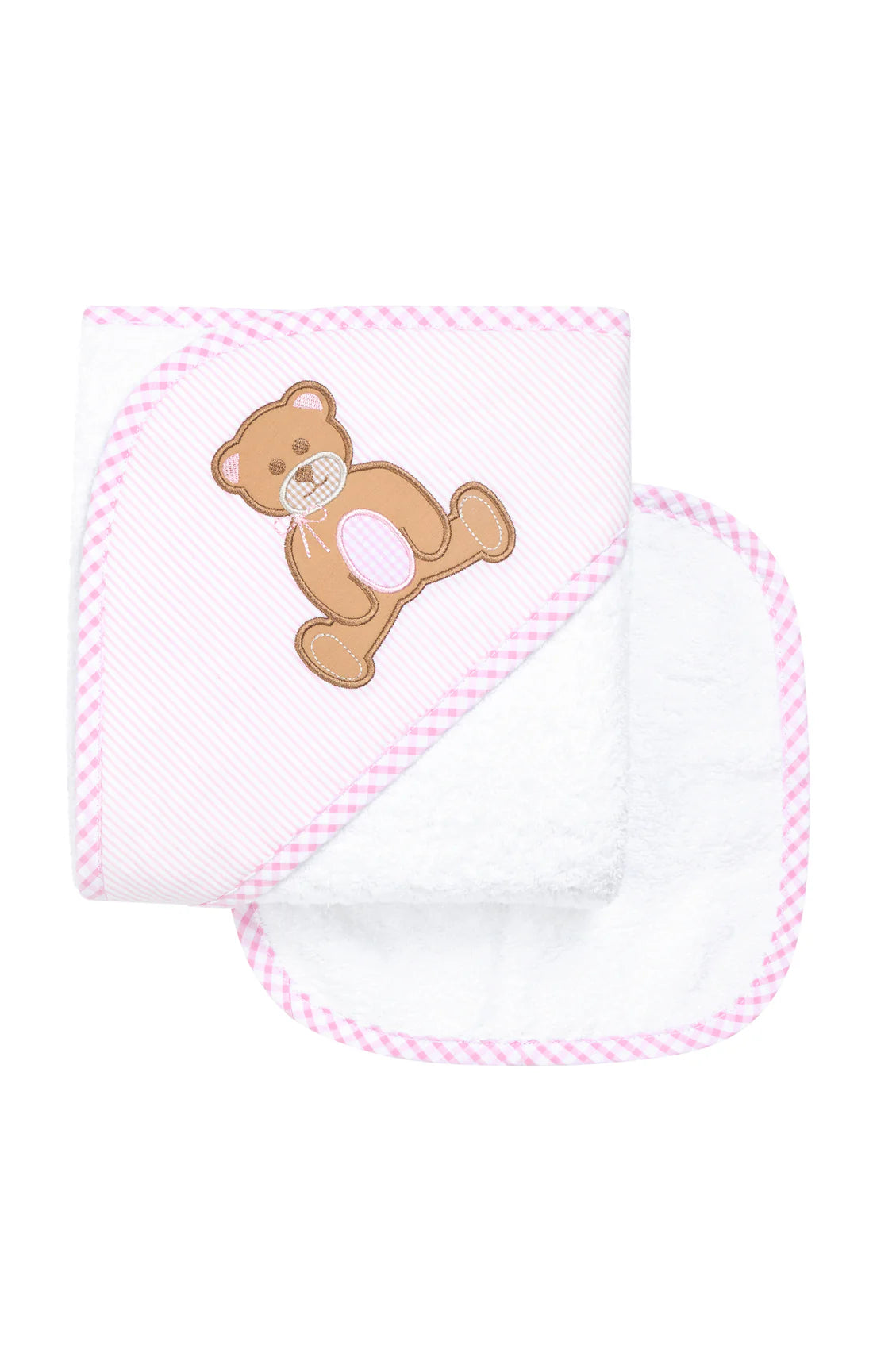 3 Marthas applique hooded towel set NEW