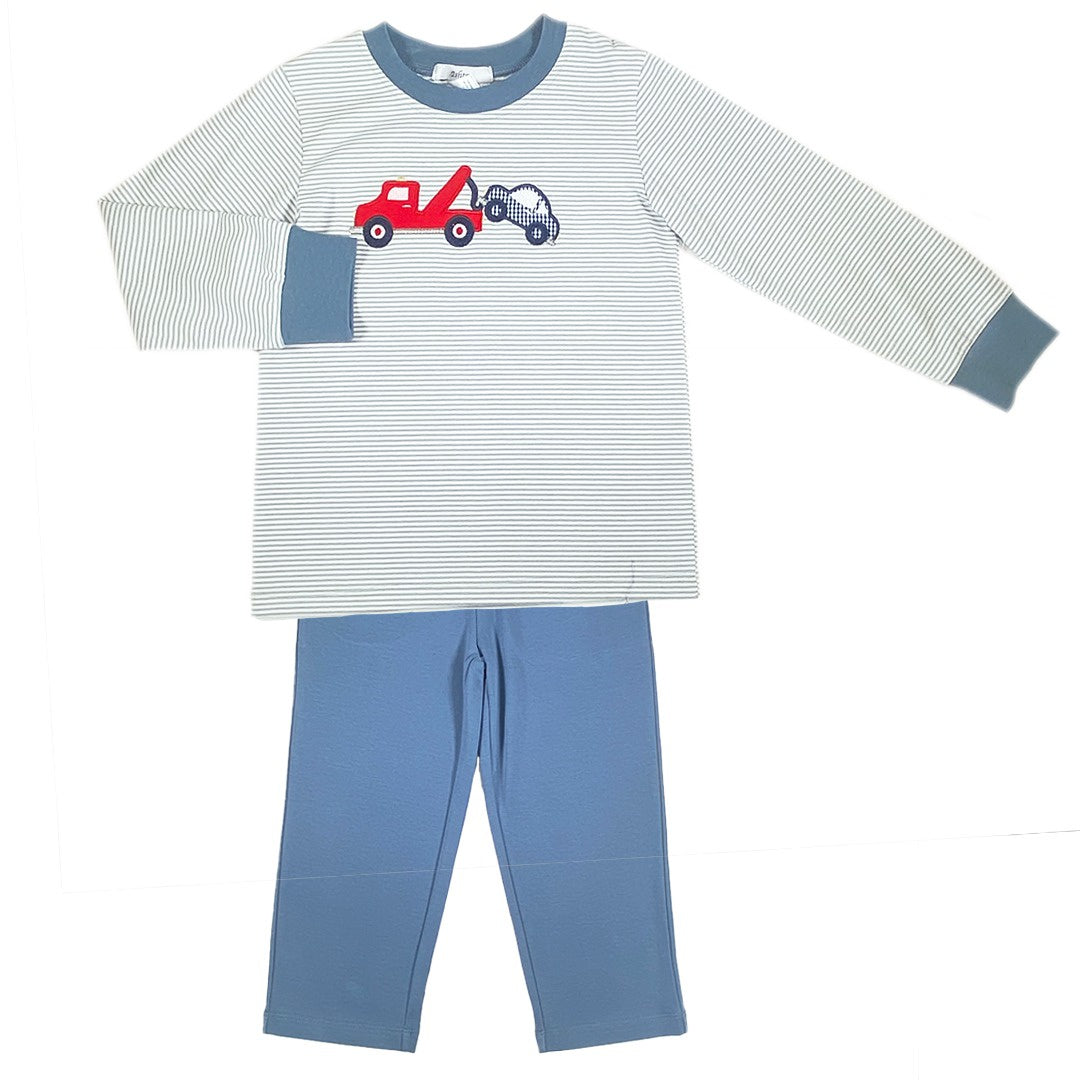 Ishtex Tow Truck Boy's Pant Set 5F082 5208