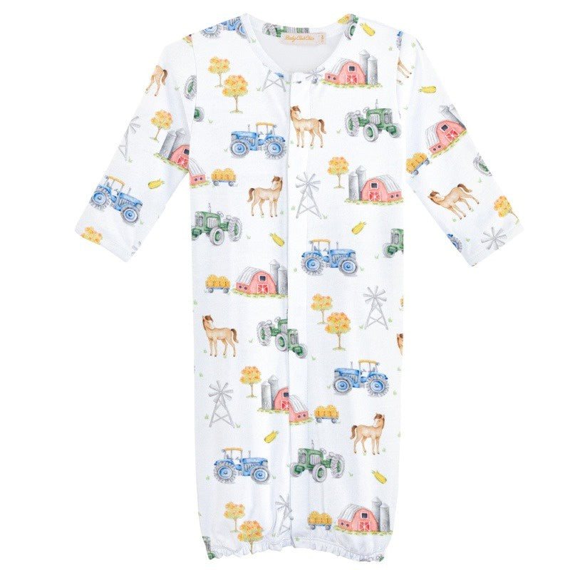 Baby Club Tractor Farm Printed Converter Gown NIG06289 5208