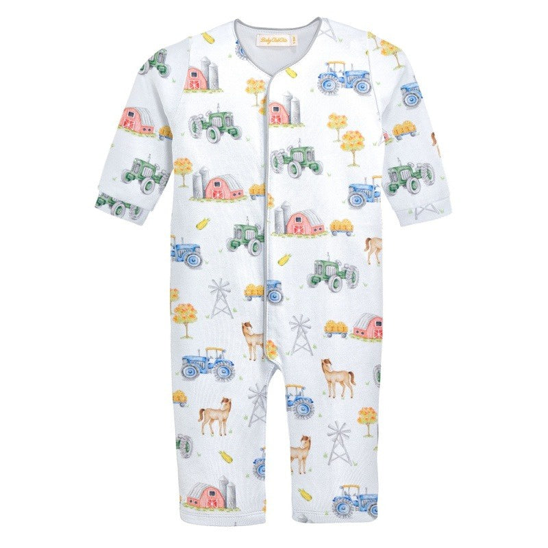 Baby Club Tractor Farm Printed Coverall W/Piping COV12289 5208