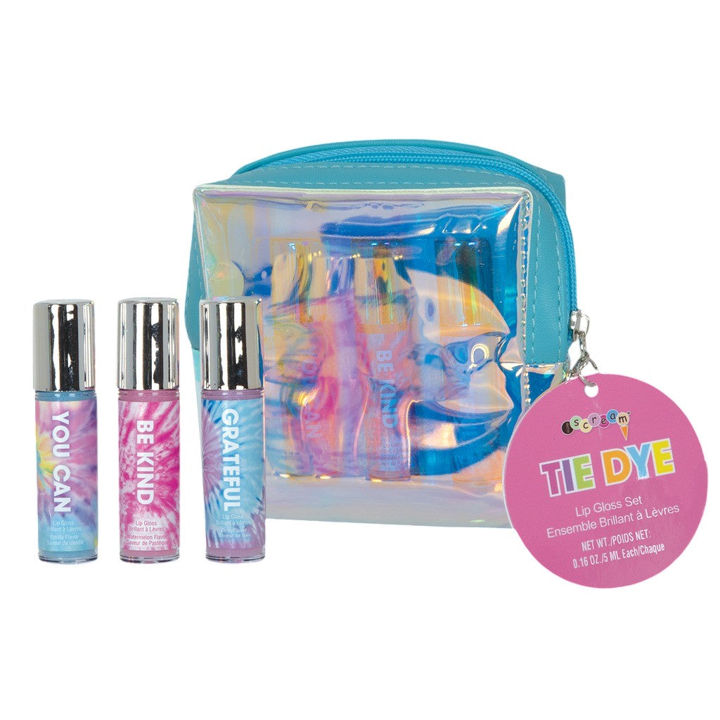 Iscream Tie Dye Mini Lip Gloss (Set of 3)