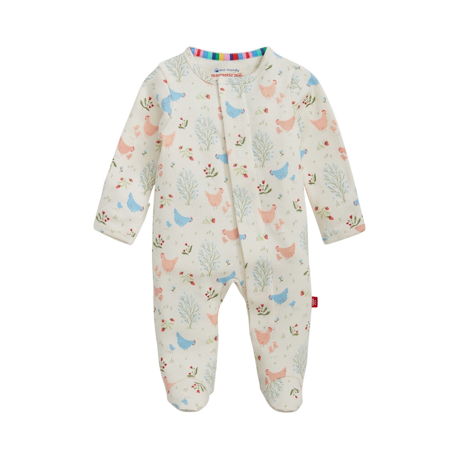 Magnetic Me Chicken Tender Organic Cotton Magnetic Footie MS600088 5301