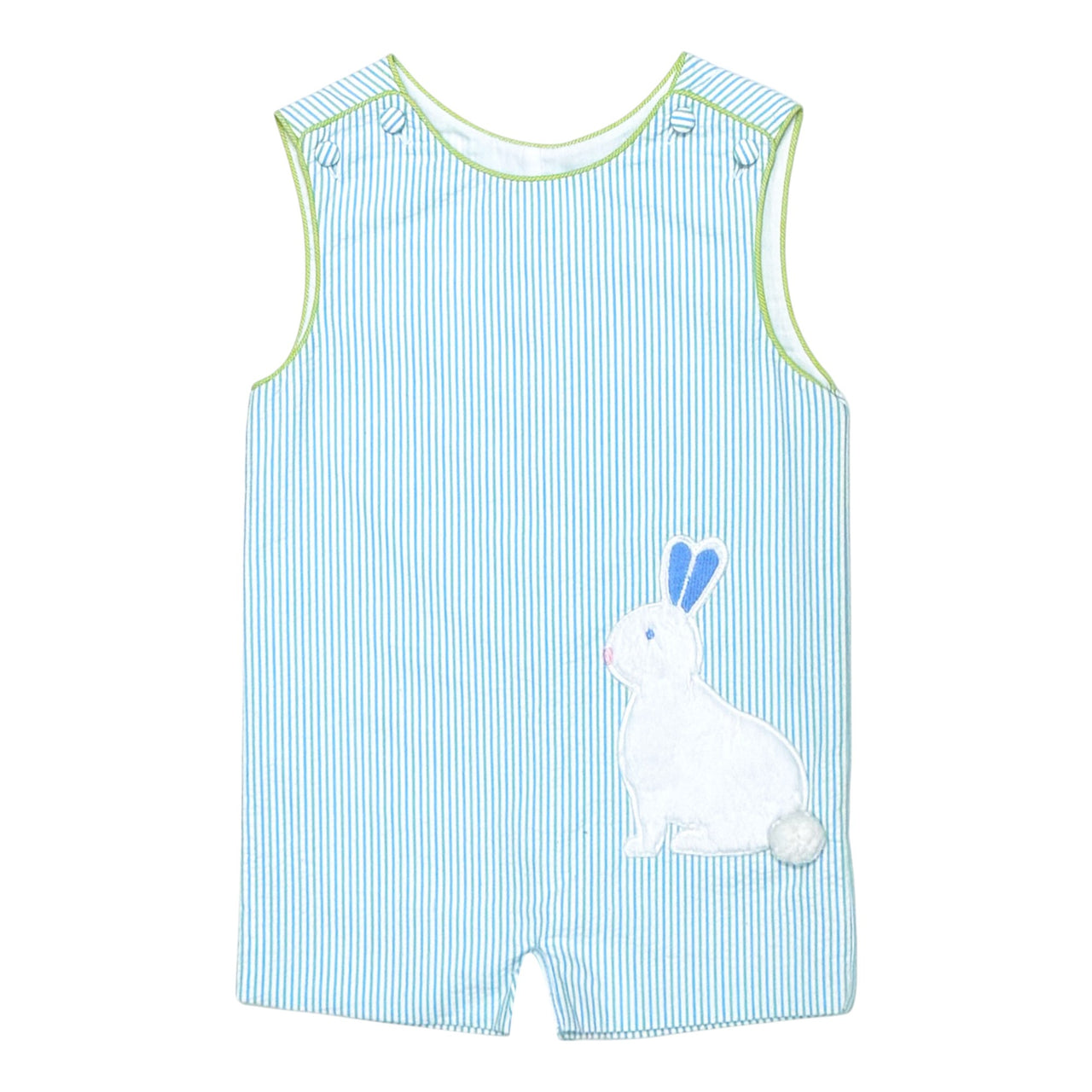 Zuccini Bunny Ashton Shortall Mint Seersucker 5301