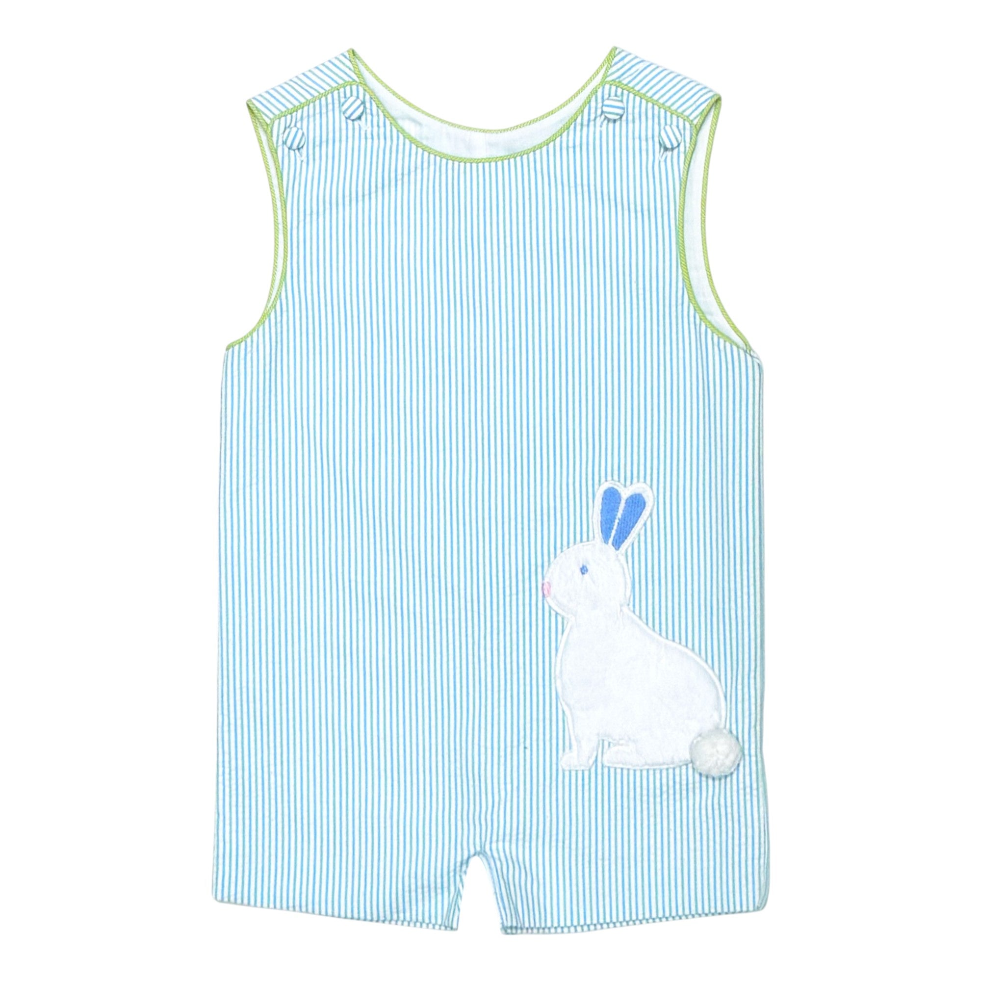 Zuccini Bunny Ashton Shortall Mint Seersucker 5301
