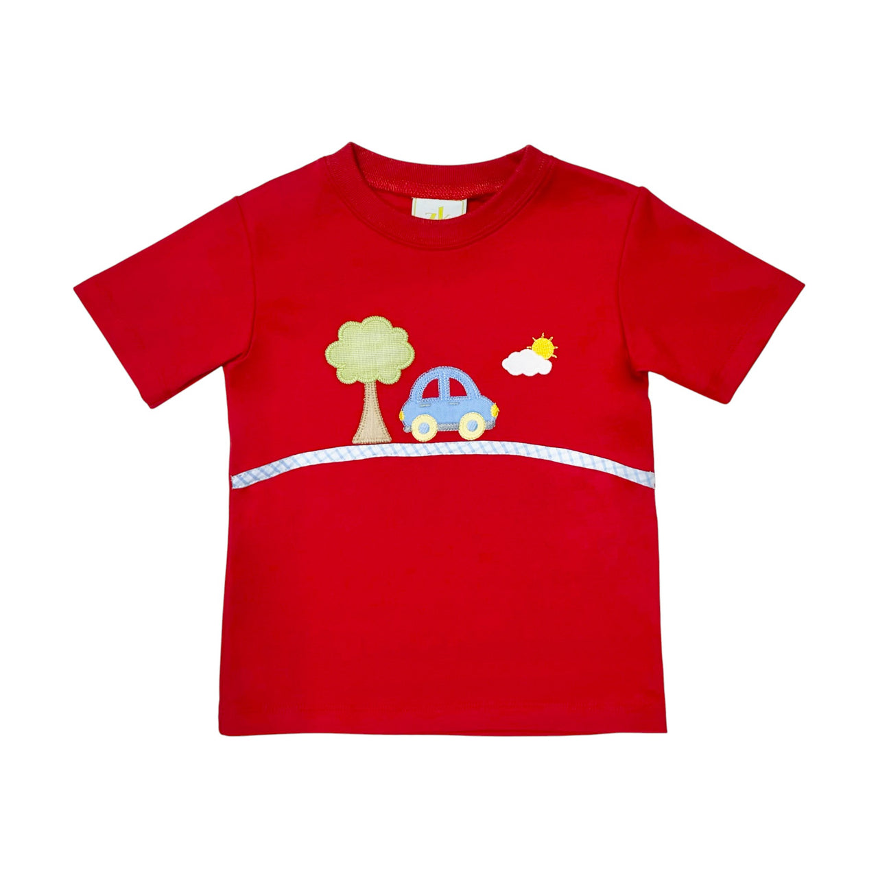 Zuccini Car Tree Harry's Play Tee Red Knit 5301