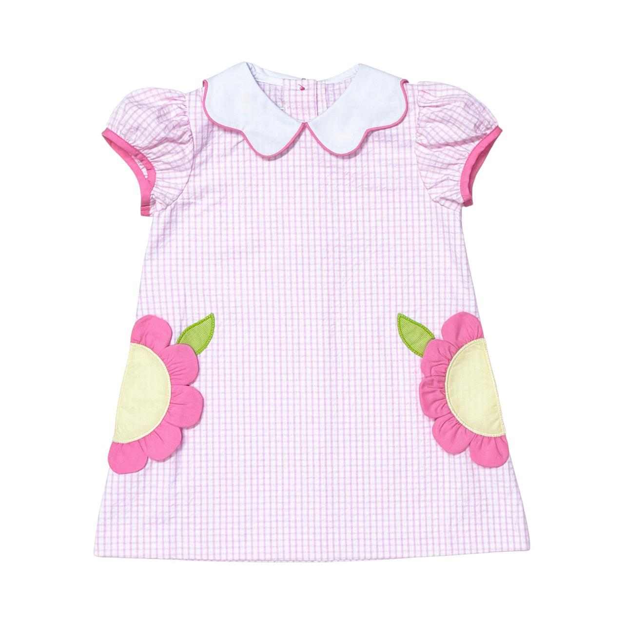 Zuccini Flowers Bryar Pockets Dress Popsicle Windowpane 5301