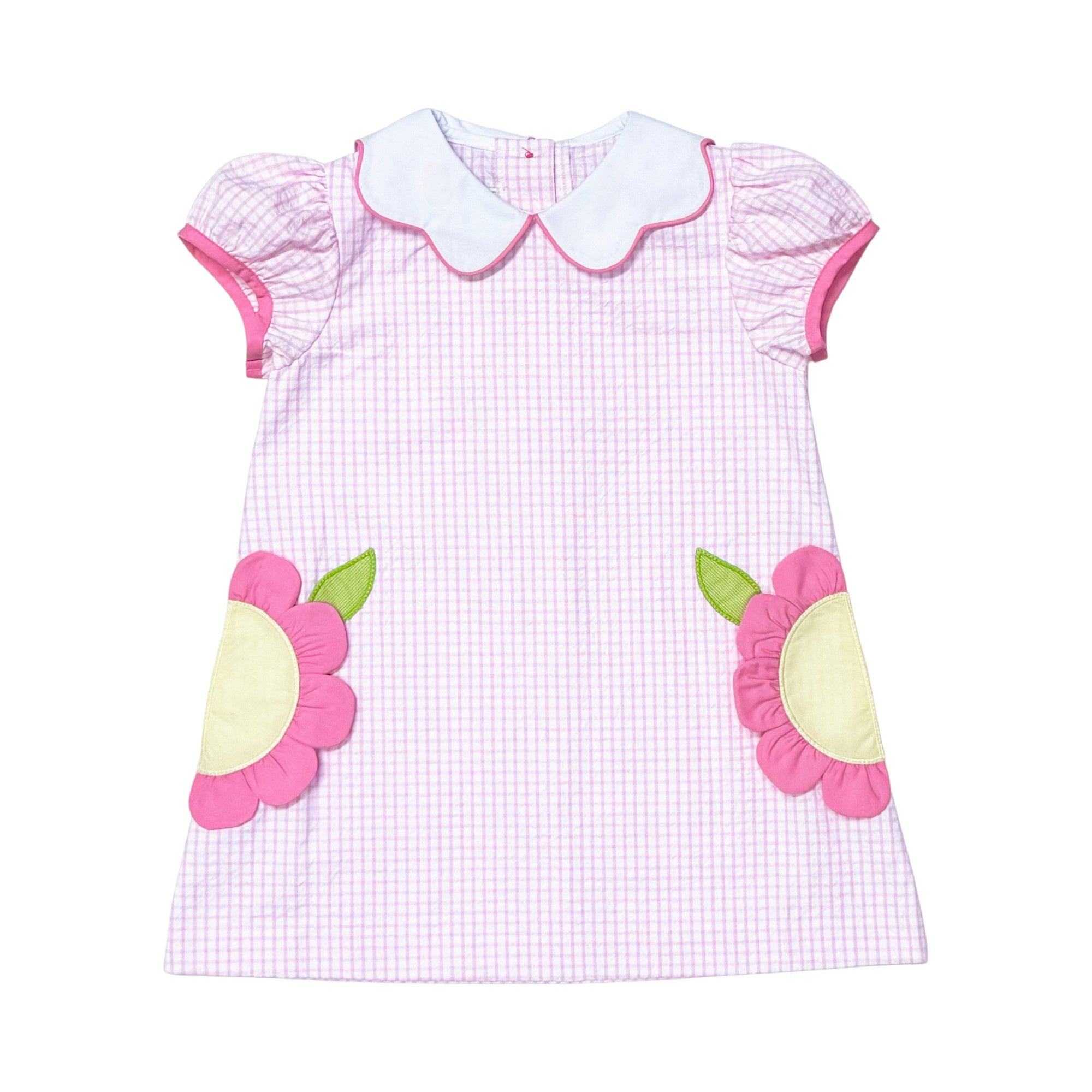 Zuccini Flowers Bryar Pockets Dress Popsicle Windowpane 5301