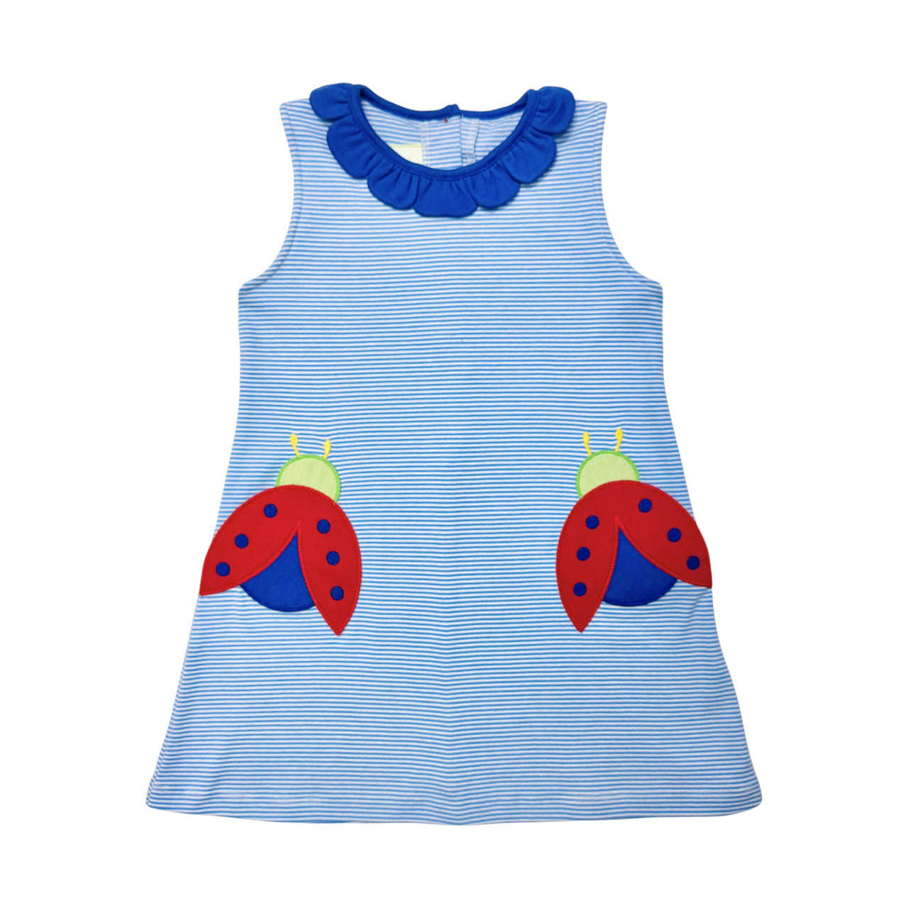 Zuccini Ladybug Reagan Dress Periwinkle Bitty Knit 5301