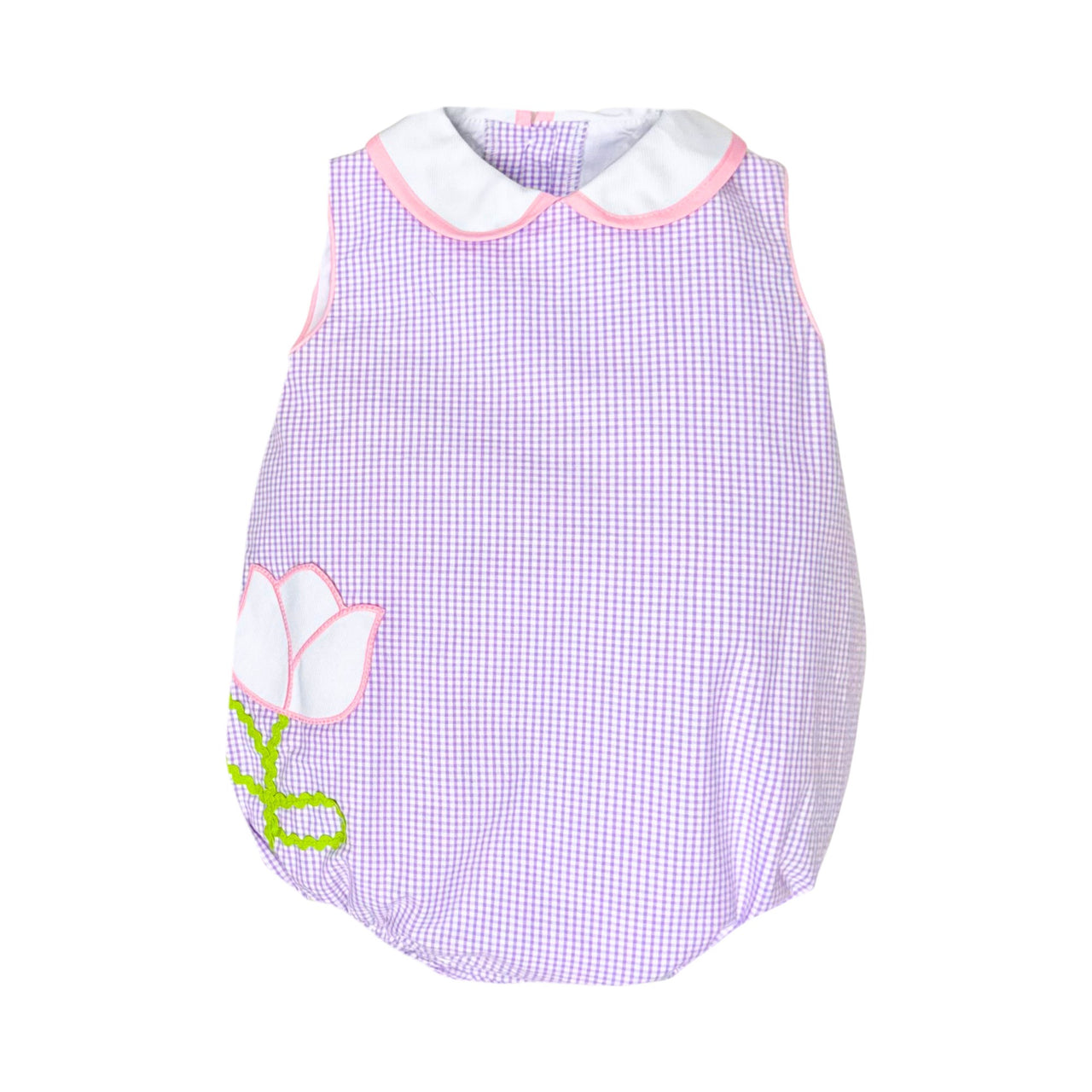 Zuccini Tulips Louisa Bubble Lavender Mini Seersucker 5301