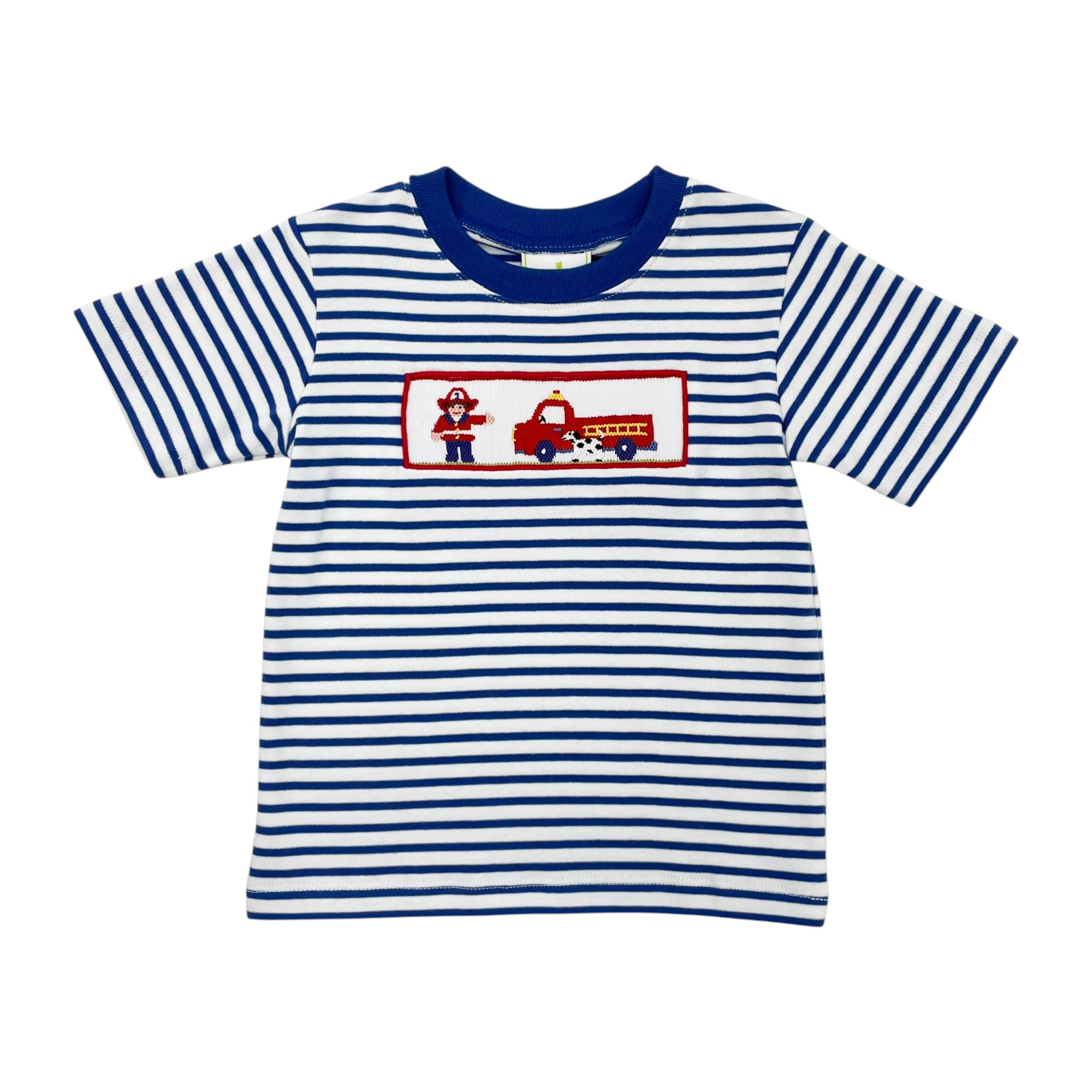 Zuccini Firetruck Harry's Play Tee Royal Blue TS Knit 5301