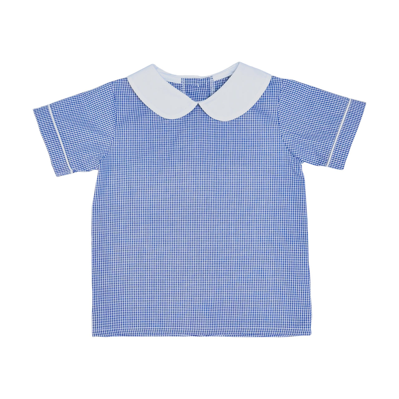 Zuccini Peter Shirt Royal Blue Mini Gingham 5301