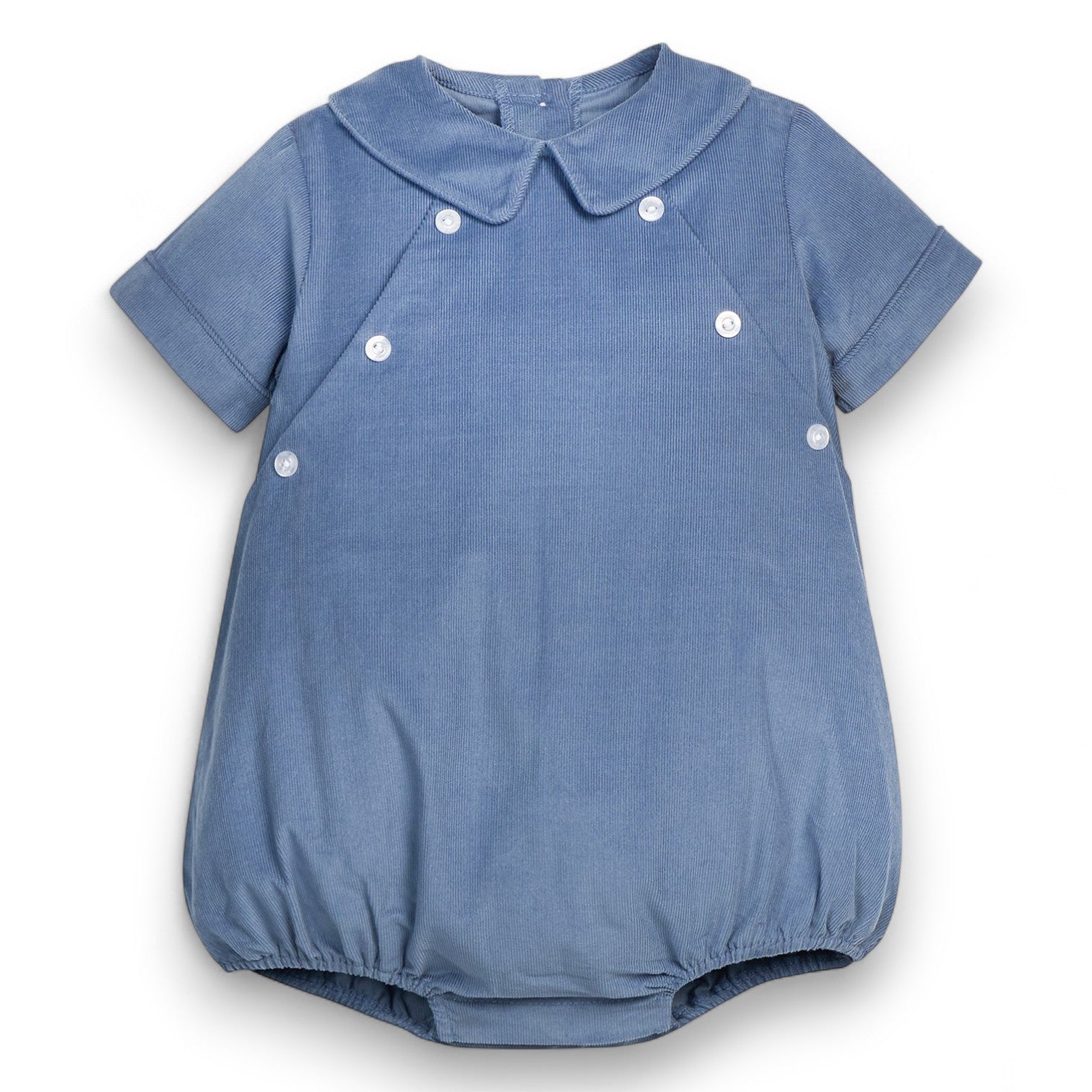 Little English Walker Bubble Stormy Blue Corduroy
