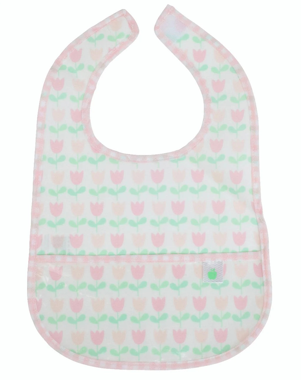 Apple of My Isla Laminated Bibs
