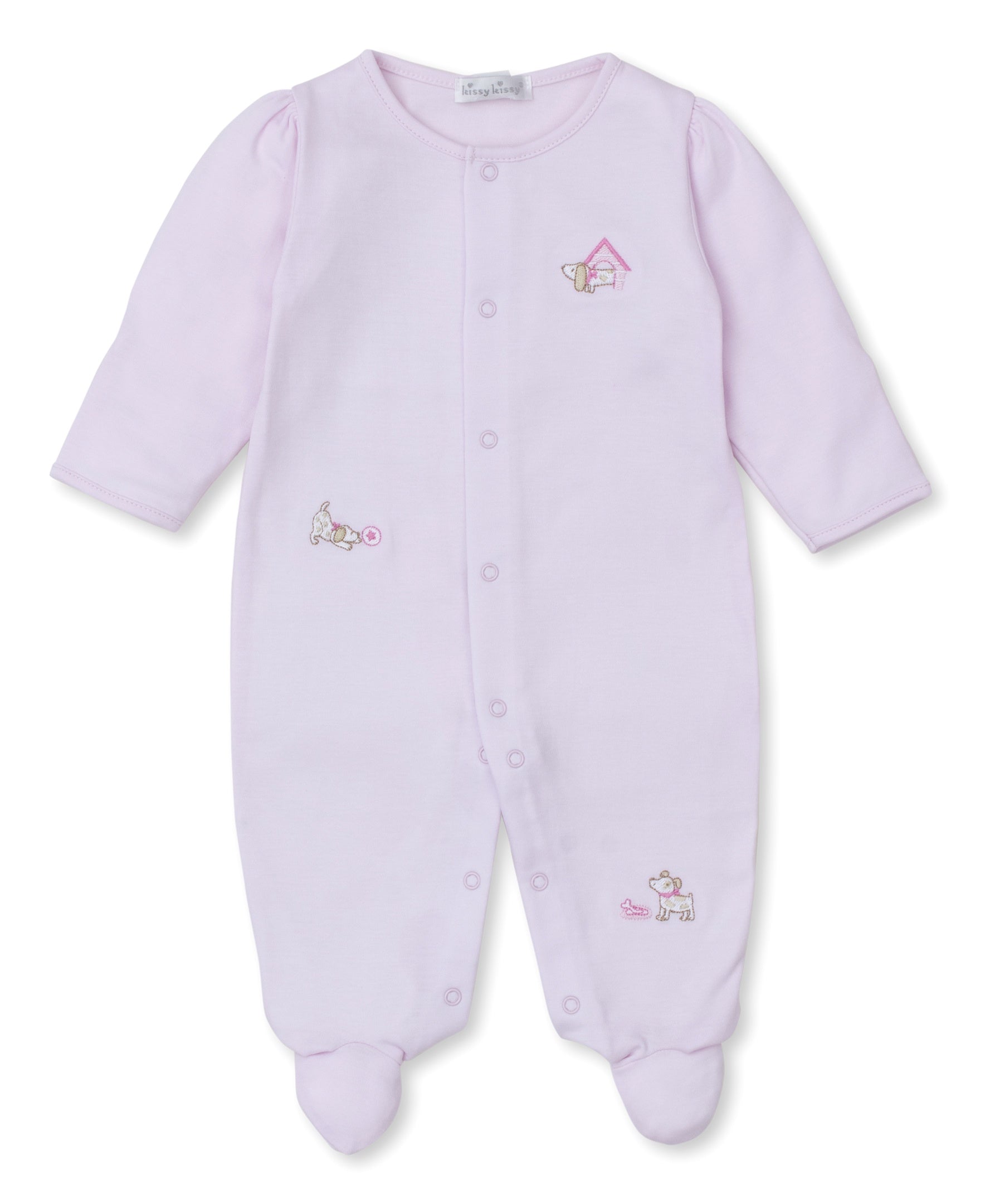 Kissy Kissy Pups In Action Footie Pink KGQ10820N-k650 5105