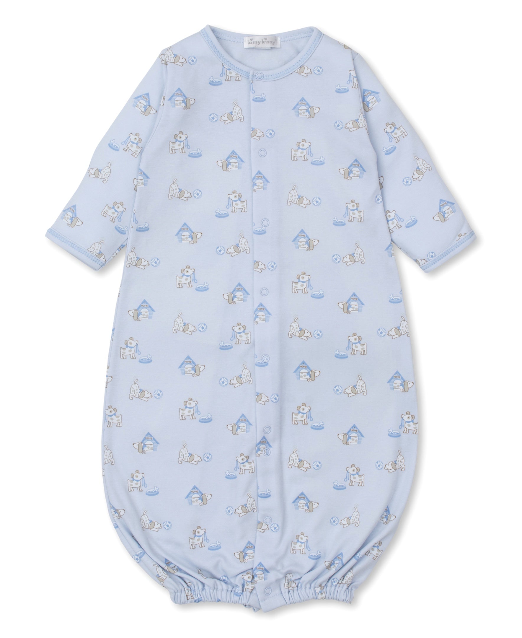 Kissy Kissy Pups In Action Converter Gown PRT Blue KBW10806N-K480 5105