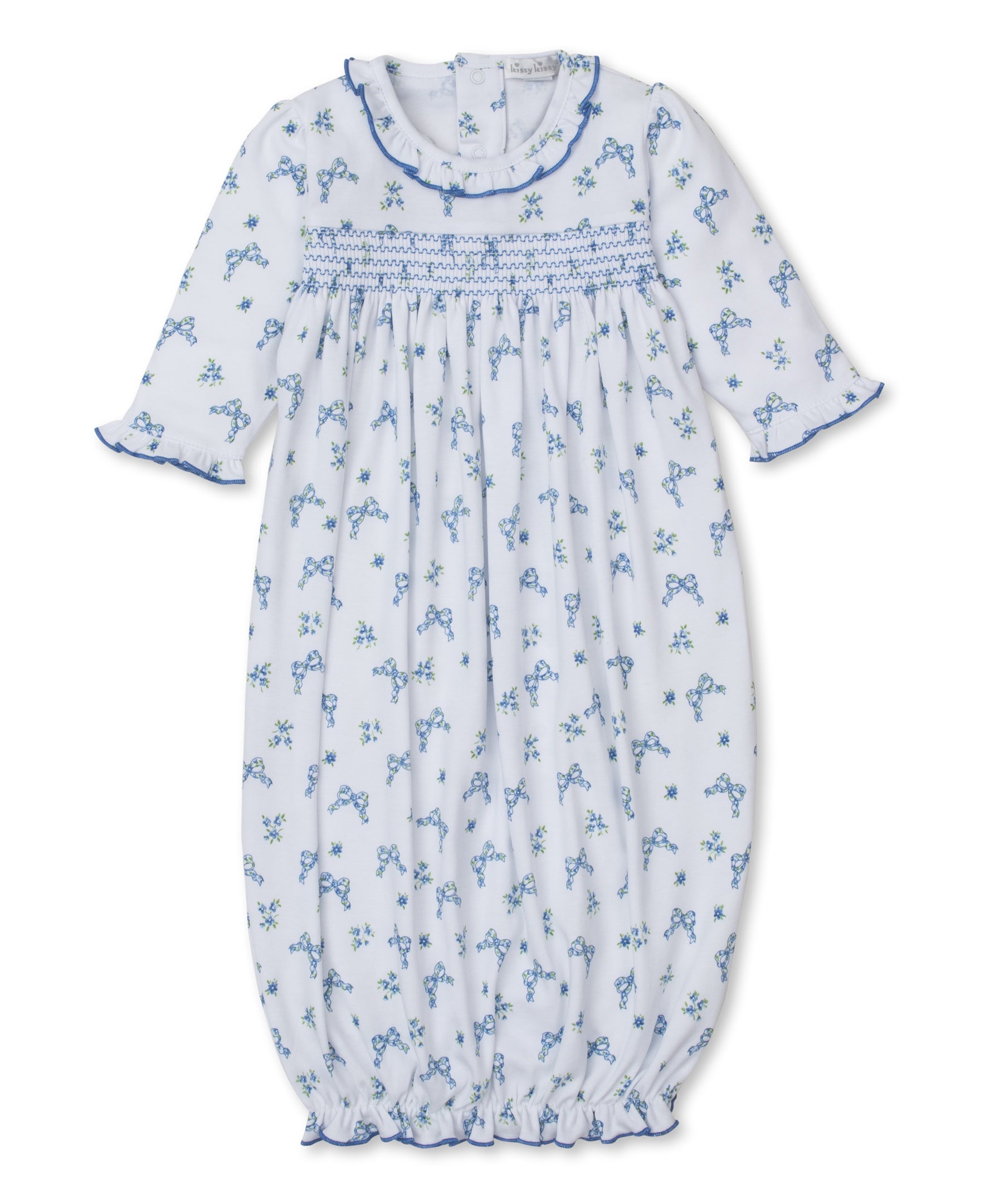 Kissy Kissy Blooming Bows Sack PRT Smocked 5105