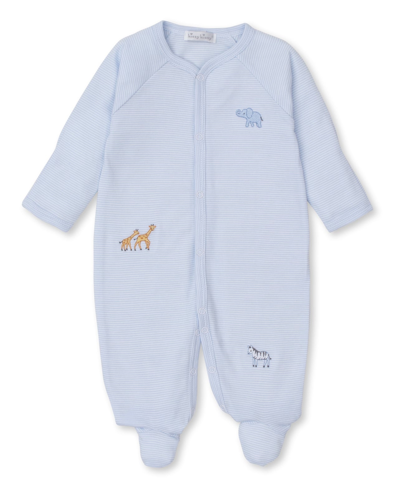 Kissy Kissy Jungle Oasis Footie STR Blue/White KBQ11069N-K480 5106