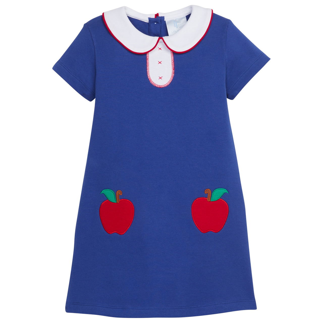 Little English Applique Millie Dress Apple F8GD06 5106