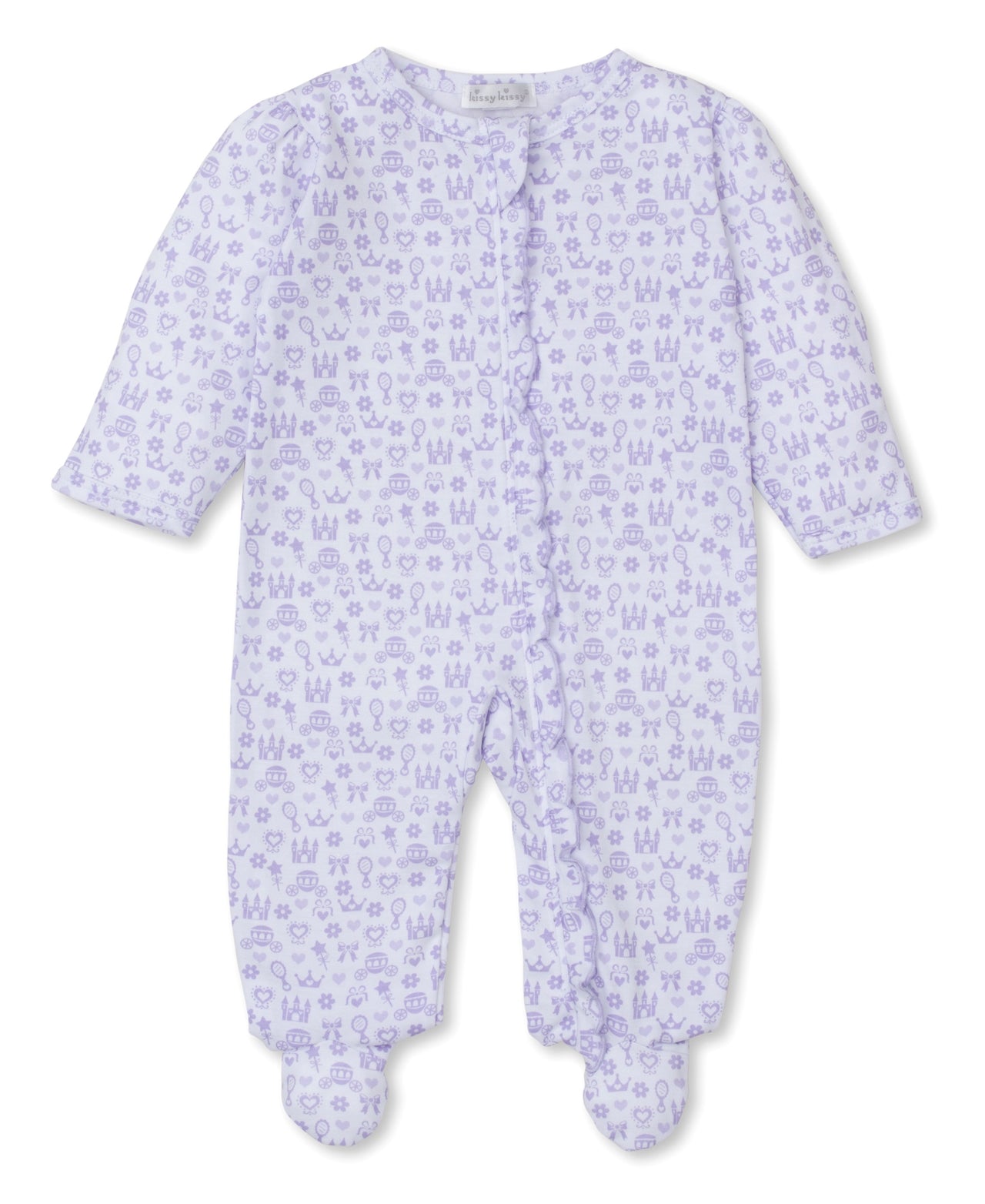 Kissy Kissy Royal Details Footie W/Zip Lilac KGQ1108I-K531 5106