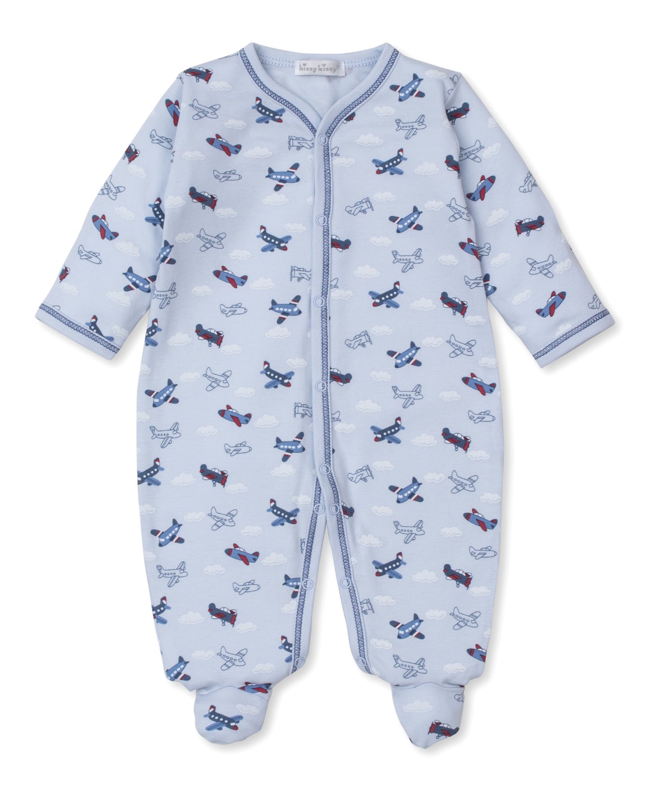 Kissy Kissy Sky-High Planes Footie PRT KBQ10623N-K999 5106