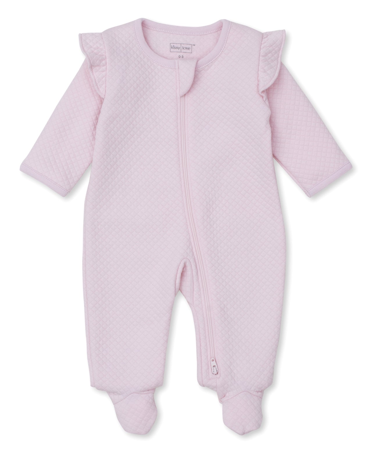 Kissy Kissy Dreamy Zebras Jacquard Footie W/Zip Pink XGQ00938N-K650 5106