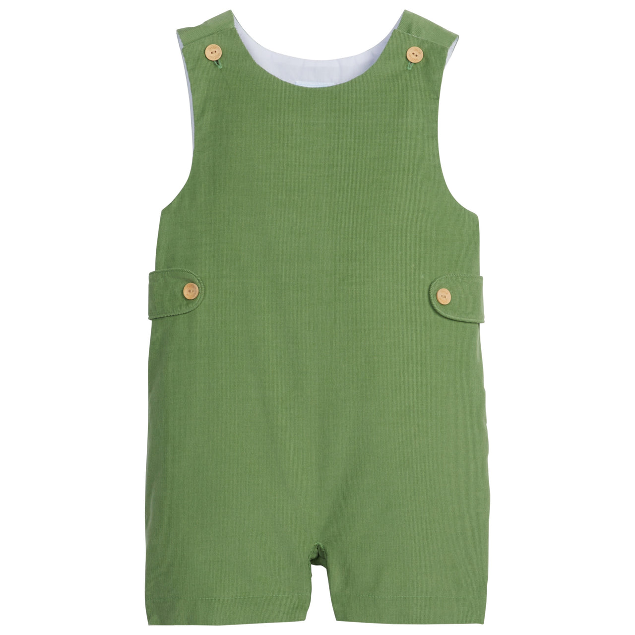 Little English Button Tab John John Watercress Corduroy 5107