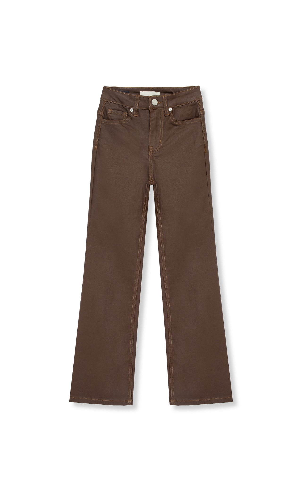 Habitual Coated Flare Leg 5pkt Pant Brown CGH06930S -s200 5109