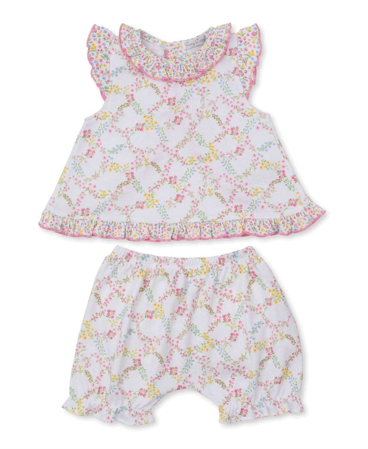 Kissy Kissy Garden Trellis Sunsuit Set Mix KGD12214I-K999 5201