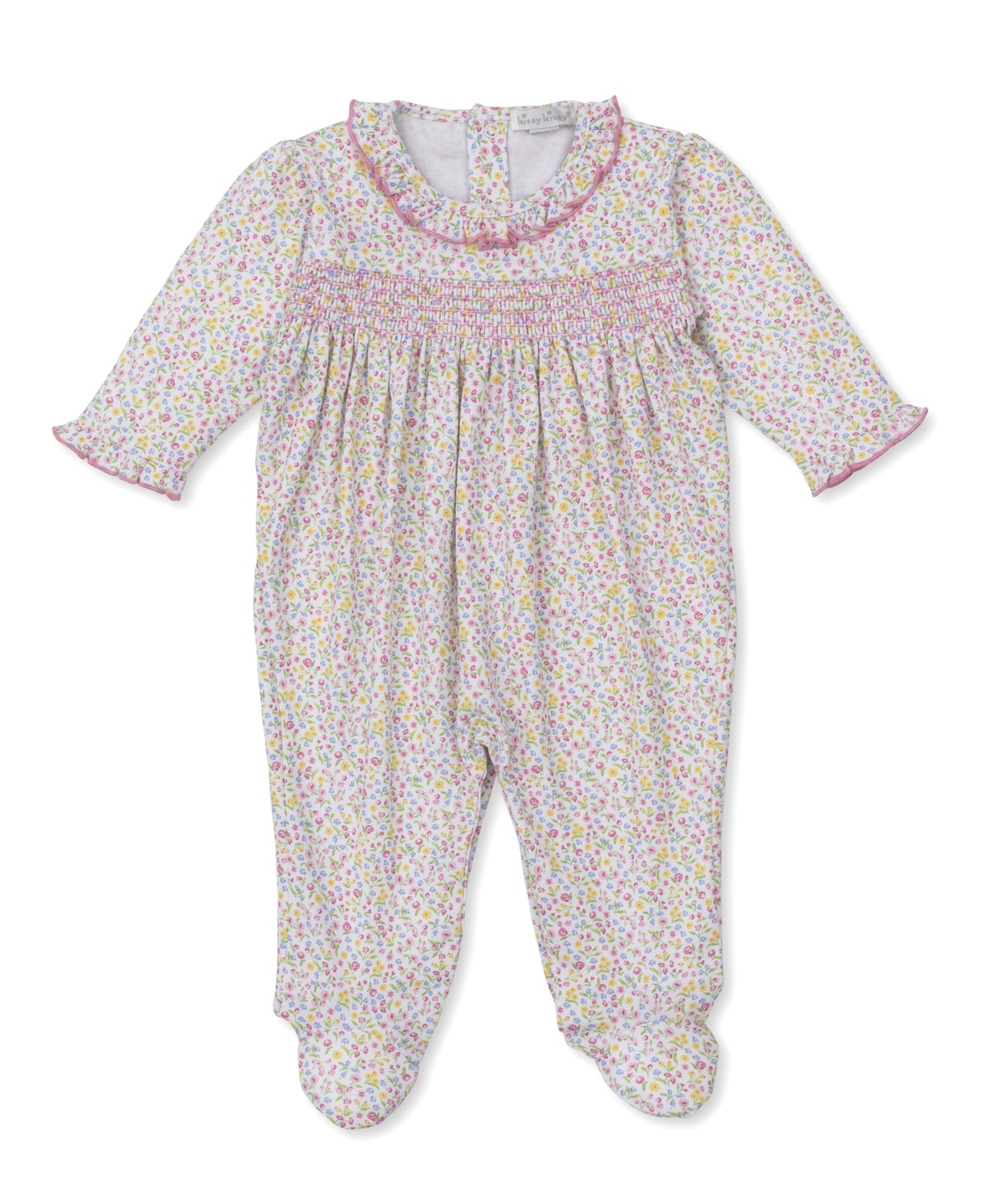 Kissy Kissy Garden Trellis Footie Comp Smocking KGQ12205N-K999 5201