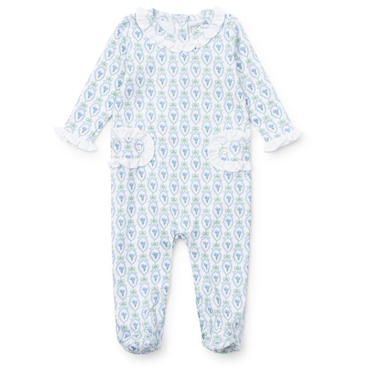 Lila & Hayes Lucy Romper Hampton Blooms5201