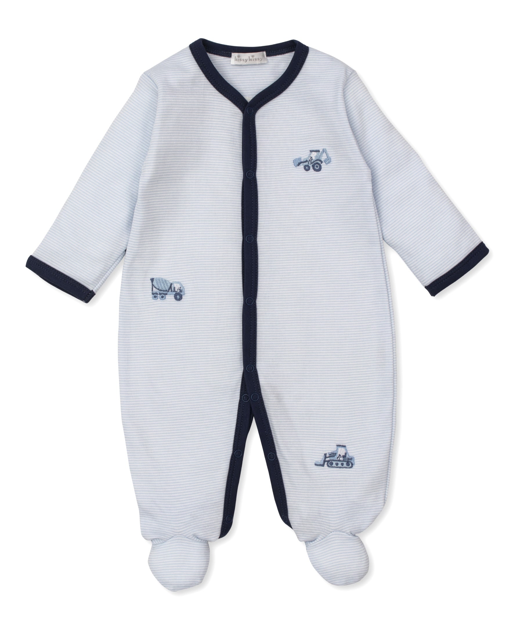 Kissy Kissy Construction Trucks Footie STR KBQ11382N-K480 5210