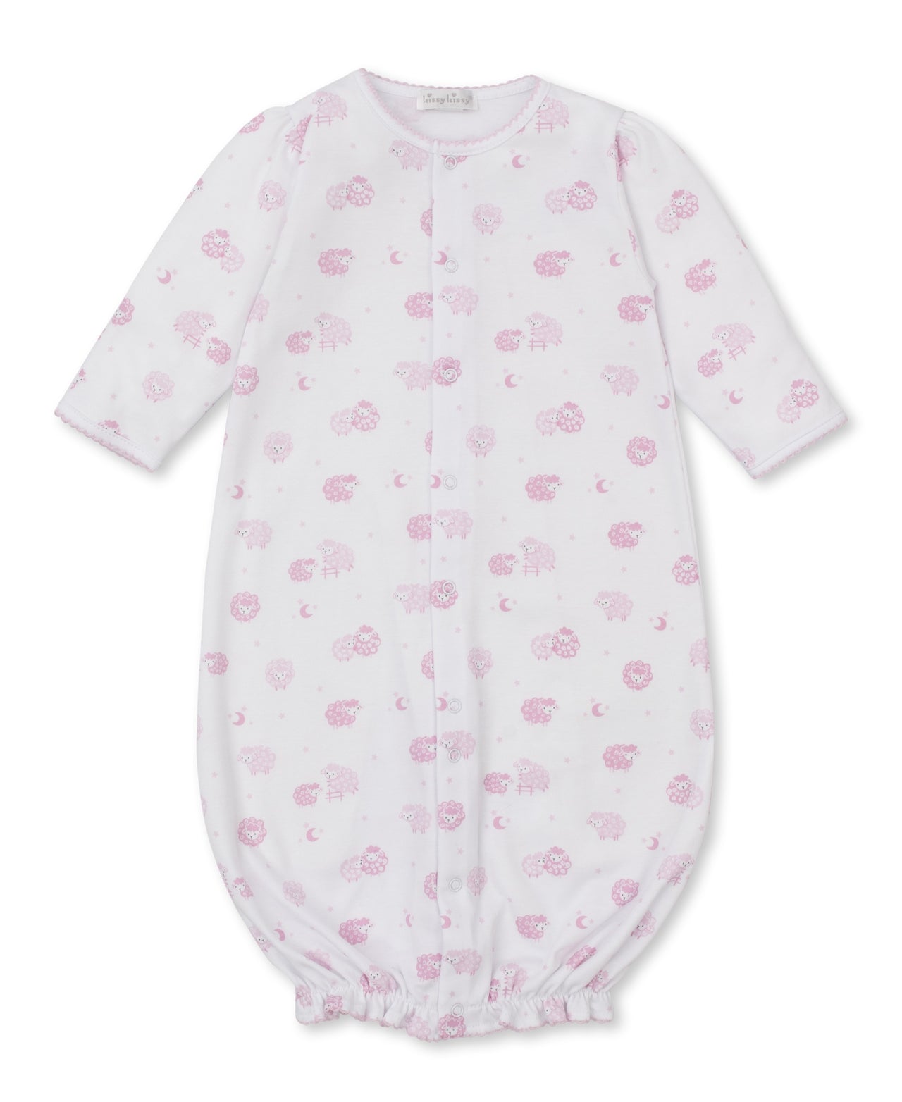 Kissy Kissy Baa Baa Baby Sheep Converter Gown PRT WH/PK KGW11672N-K650 5201