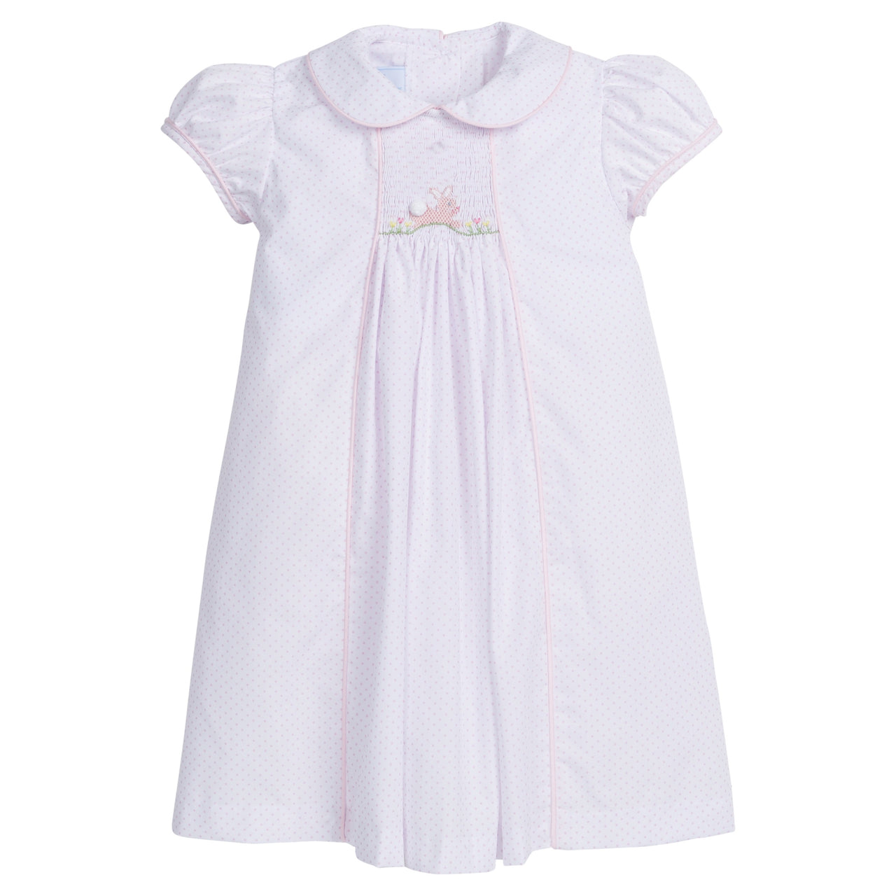 Little English Bunny Chest Smocked Dress 5201