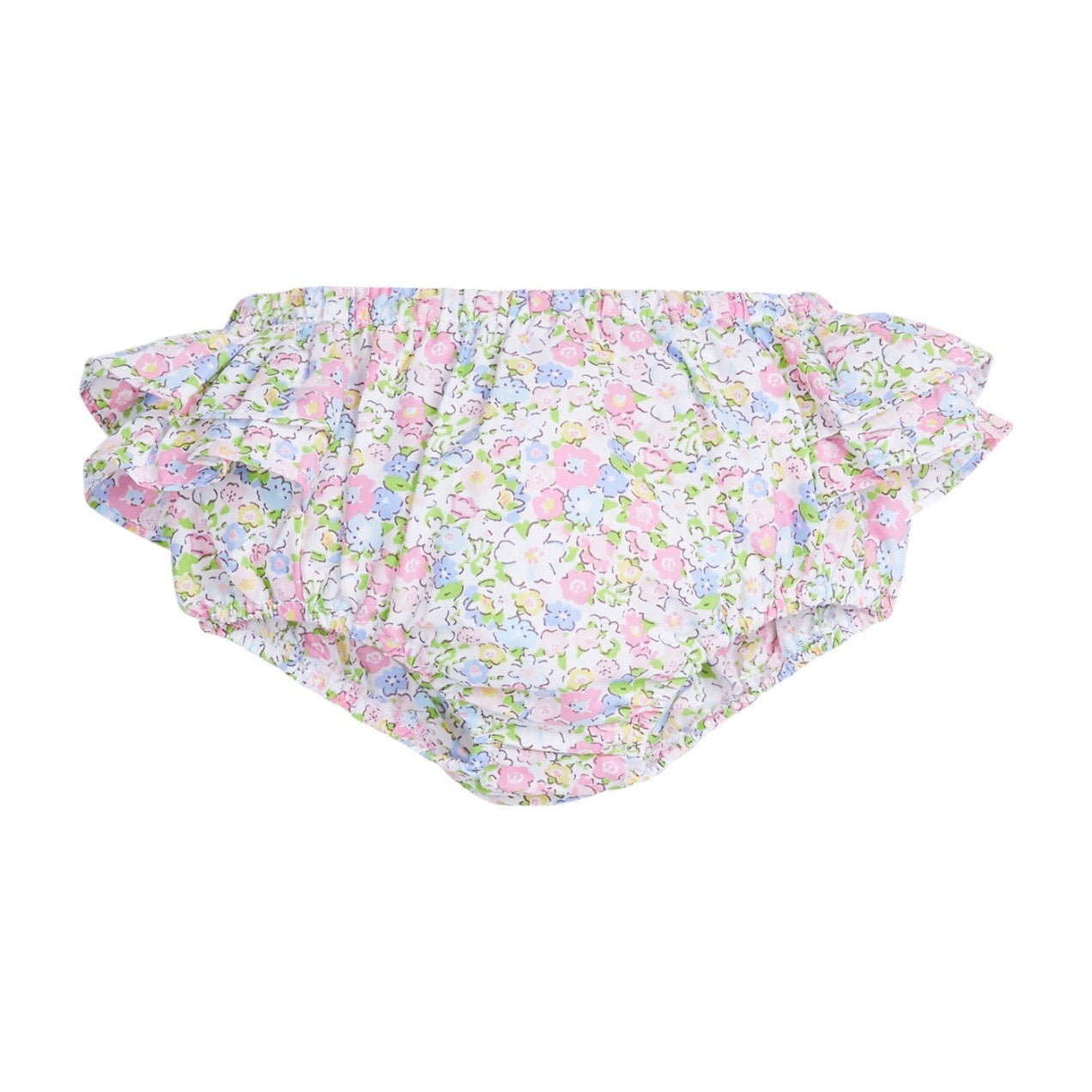 Little English Cheekwood Floral Ruffled Diaper Cover 5201