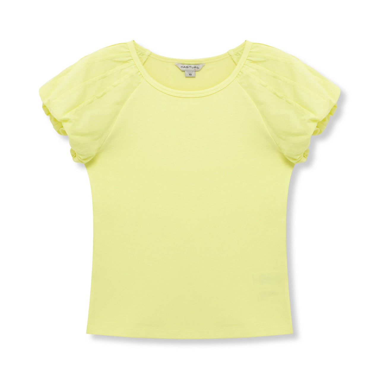 Habitual Tucked Puff Sleeveless Top Light Yellow CGA07367S 5201