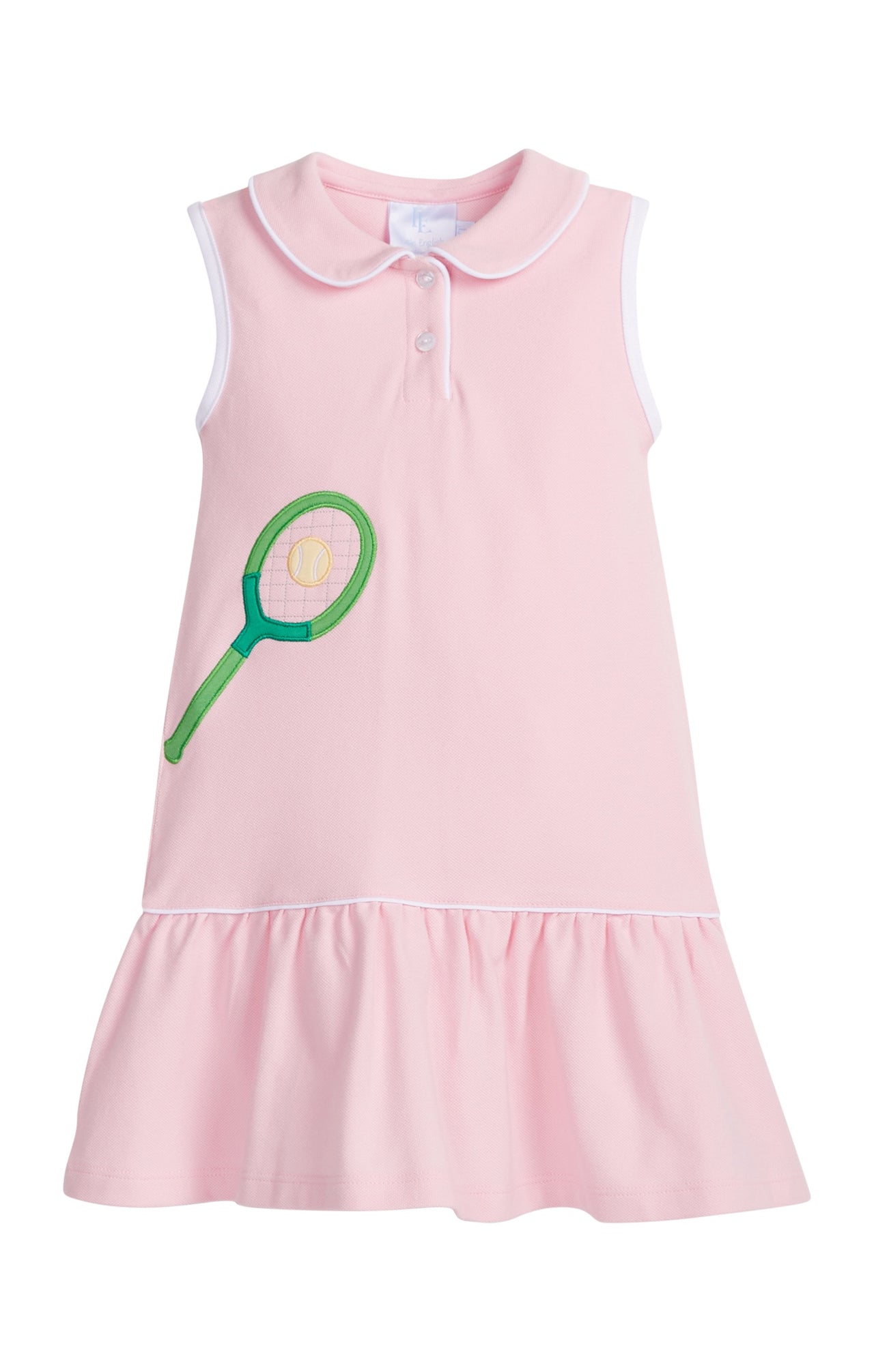 Little English Applique Polo Dress Tennis 5202